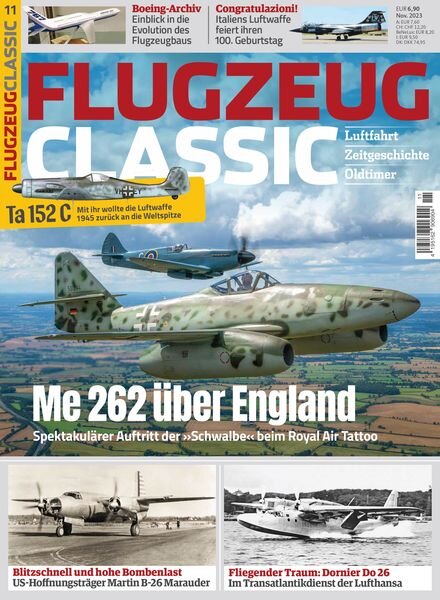 Flugzeug Classic – November 2023 Cover