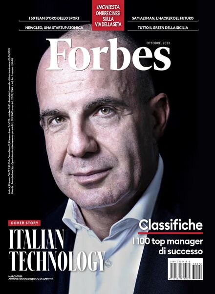 Forbes Italia – Volume 72 – Ottobre 2023 Cover