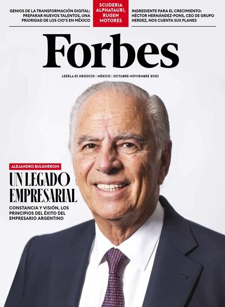 Forbes Mexico – Octubre-Noviembre 2023 Cover