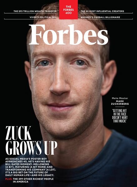 Forbes USA – October-November 2023 Cover
