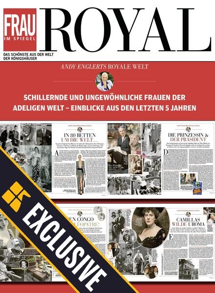 Frau im Spiegel Royal – 30 September 2023 Cover
