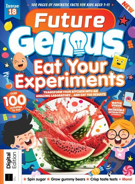 Future Genius – Eat Your Experiments Issue 18 – 28 September 2023 Cover