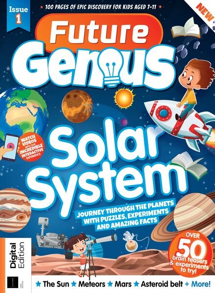 Future Genius – The Solar System Issue 1 2nd Revised Edition – October 2023 Cover