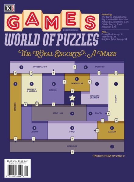 Games World of Puzzles – December 2023 Cover