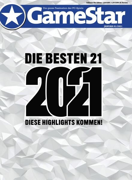 GameStar – Januar 2021 Cover