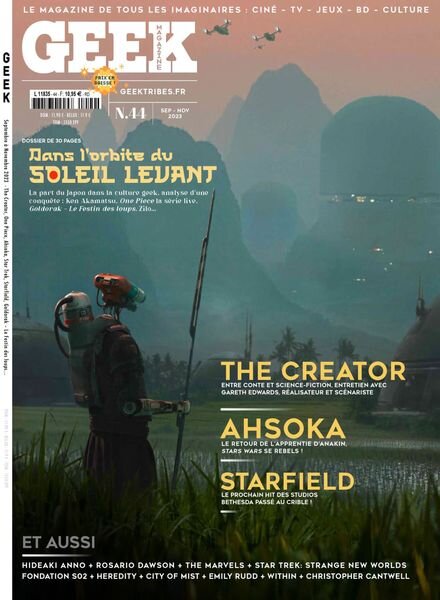 Geek France – Septembre-Novembre 2023 Cover
