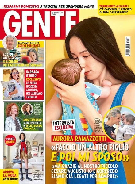 Gente Italia – 14 Ottobre 2023 Cover