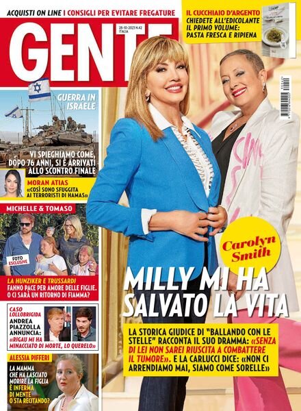 Gente Italia – 28 Ottobre 2023 Cover