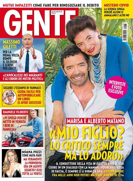 Gente Italia – 30 Settembre 2023 Cover