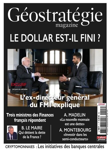Geostrategie Magazine – Aout-Octobre 2023 Cover