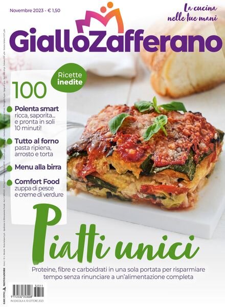 Giallo Zafferano – Novembre 2023 Cover
