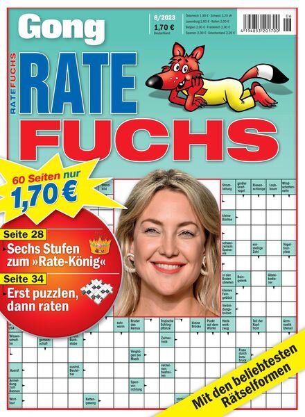 Gong Ratefuchs – Oktober-November 2023 Cover