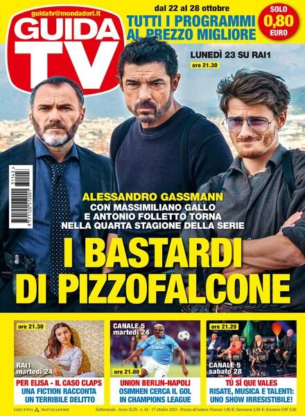 GuidaTV – 17 Ottobre 2023 Cover