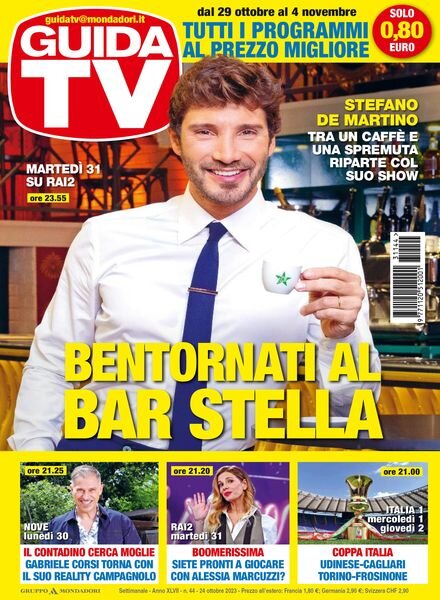 GuidaTV – 25 Ottobre 2023 Cover