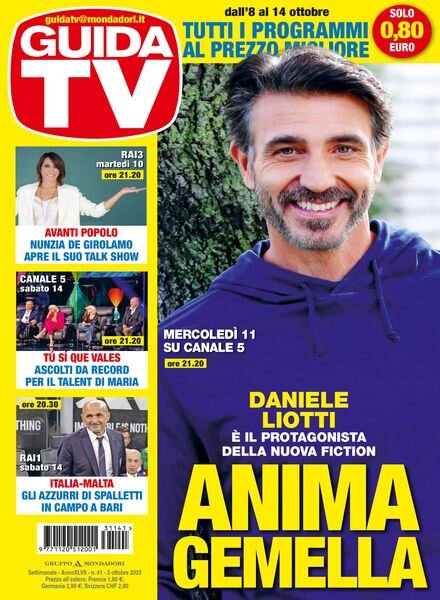 GuidaTV – 3 Ottobre 2023 Cover