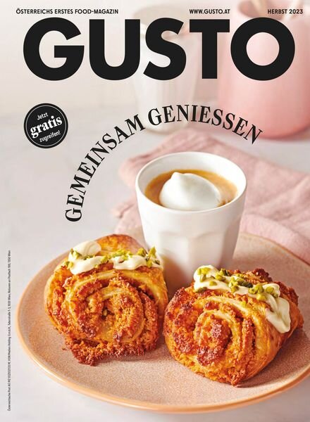 Gusto – Herbst 2023 Cover