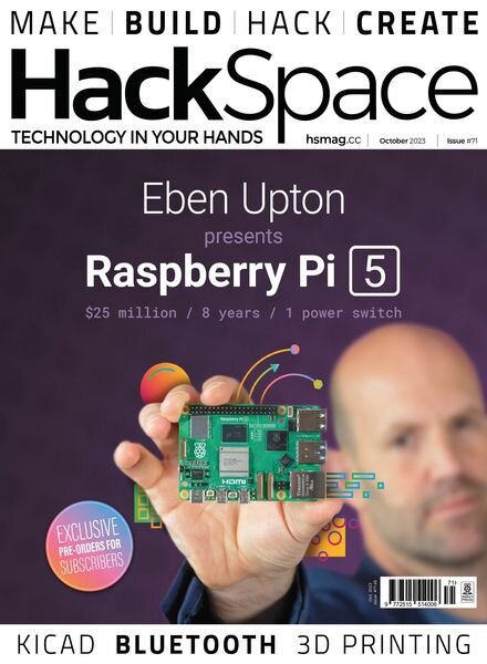 HackSpace – Issue 71 – October 2023 Cover