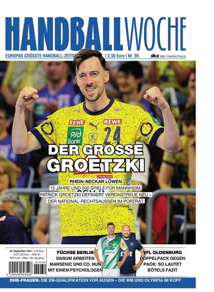 Handballwoche – 26 September 2023 Cover