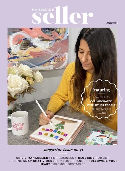 Handmade Seller – August 2021 Cover