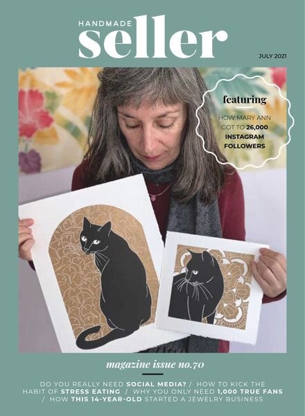 Handmade Seller – July 2021 Cover