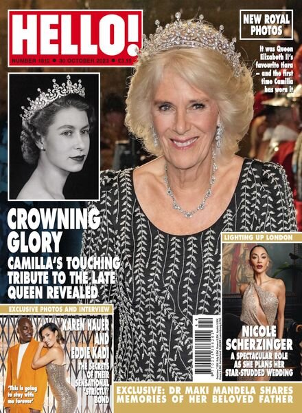 Hello! Magazine UK – Issue 1812 – 30 October 2023 Cover