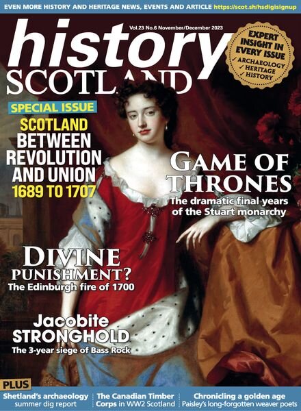 History Scotland – November-December 2023 Cover