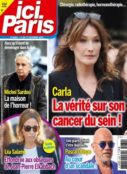 Ici Paris – 11 Octobre 2023 Cover