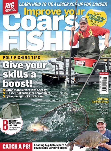 Improve Your Coarse Fishing – Issue 408 – October 24 2023 Cover