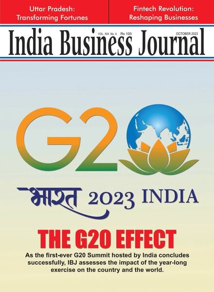 Indian Business Journal – October 2023 Cover