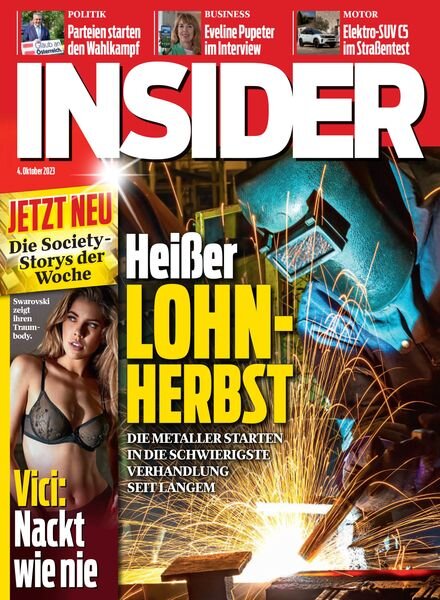 Insider Austria – 4 Oktober 2023 Cover