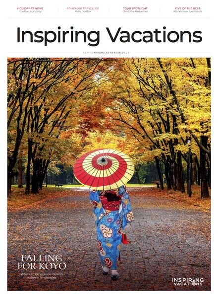 Inspiring Vacations Magazine – Issue 19 – 7 October 2023 Cover
