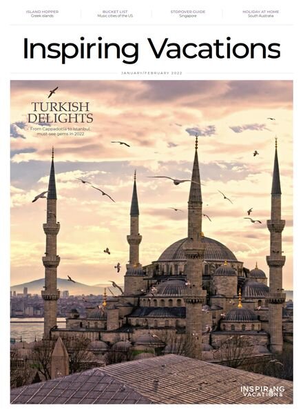 Inspiring Vacations Magazine – Issue 9 – January-February 2022 Cover