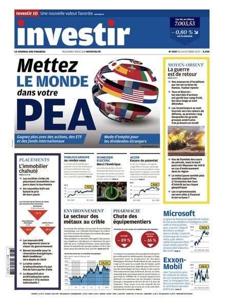 Investir – 14 Octobre 2023 Cover