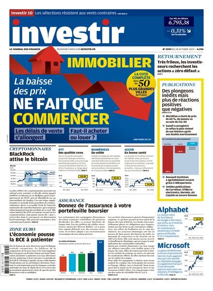 Investir – 28 Octobre 2023 Cover