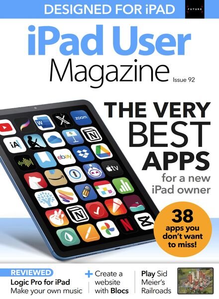 iPad User Magazine – Issue 92 – October 2023 Cover