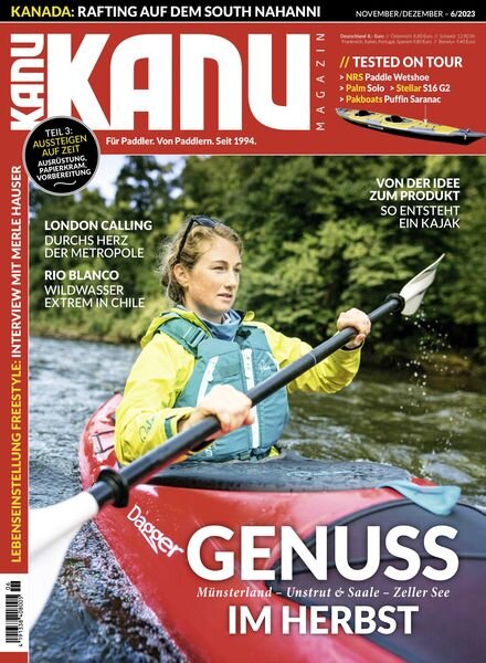 Kanu Magazin – November-Dezember 2023 Cover