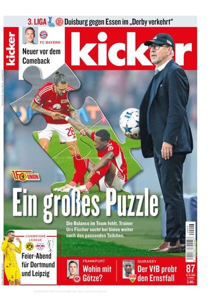Kicker – 28 Oktober 2023 Cover