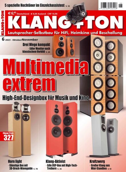 Klang+Ton – Oktober-November 2023 Cover