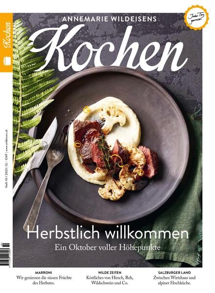 Kochen – Oktober 2023 Cover