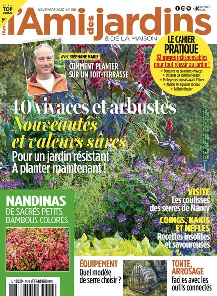 L’Ami des Jardins – Novembre 2023 Cover