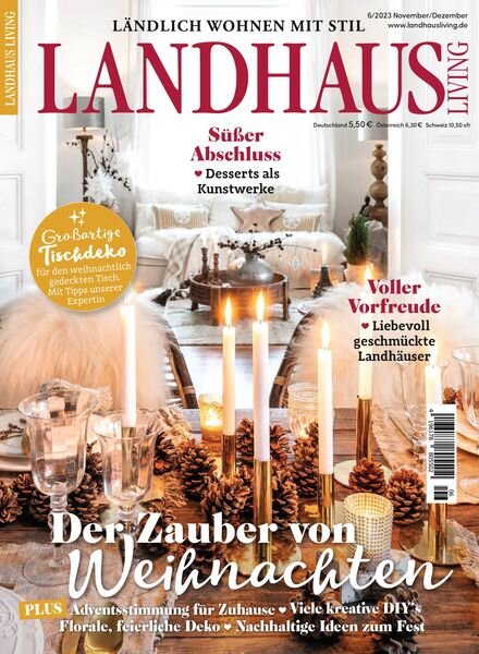 Landhaus Living – November-Dezember 2023 Cover
