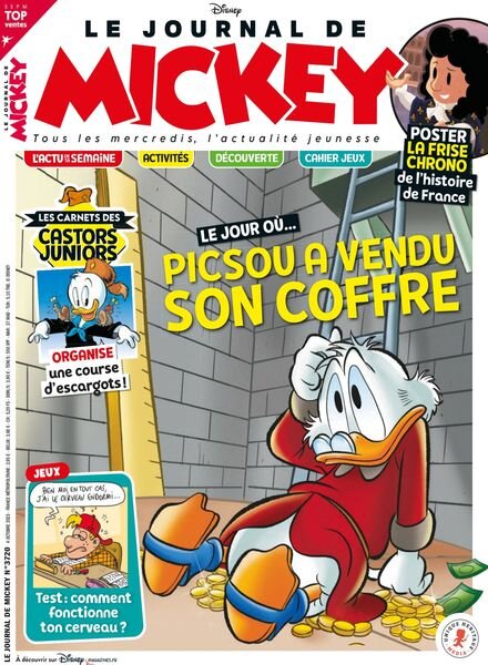 Le Journal de Mickey – 4 Octobre 2023 Cover