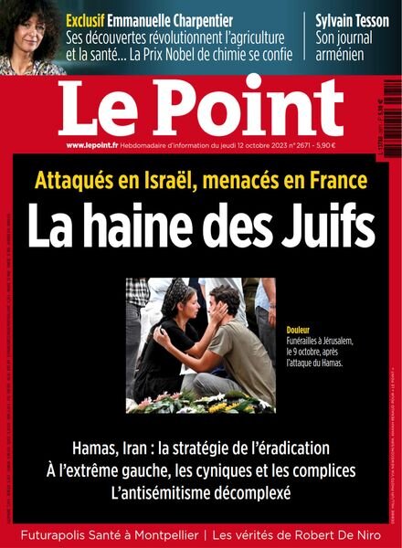 Le Point – 12 Octobre 2023 Cover