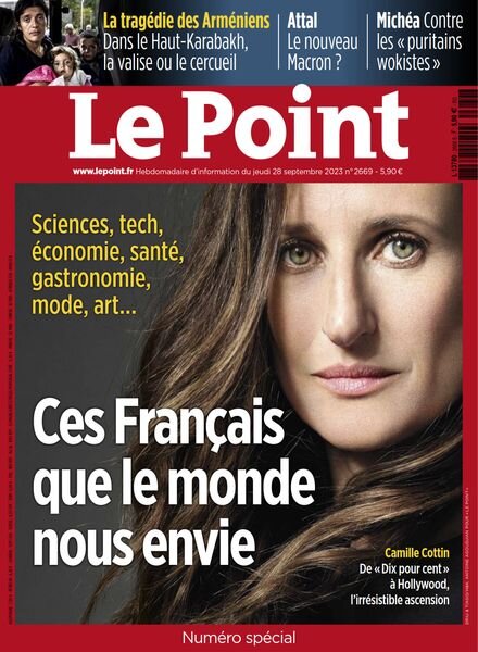Le Point – 28 Septembre 2023 Cover