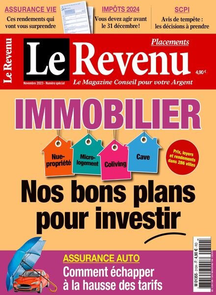 Le Revenu Placements – Novembre 2023 Cover