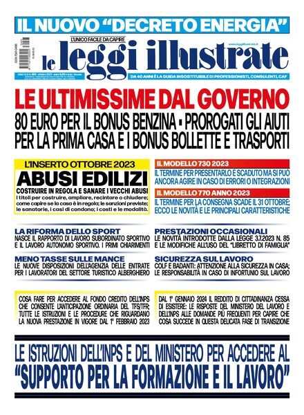 Leggi Illustrate – Ottobre 2023 Cover