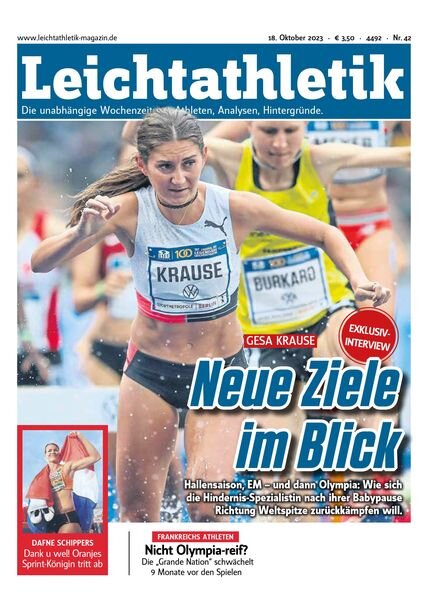 Leichtathletik – 18 Oktober 2023 Cover