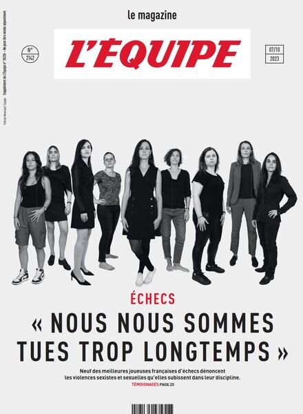 L’Equipe Magazine – 7 Octobre 2023 Cover