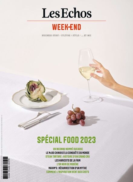 Les Echos Week-end – 20 Octobre 2023 Cover