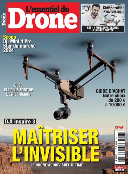 L’Essentiel du Drone – Octobre-Decembre 2023 Cover